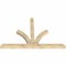 Ekena Millwork Richland Rough Sawn Timber Gable Bracket, Douglas Fir, 108"W x 72"H x 6"D x 6"F, 16/12 Pitch GBW108X72X0606RIC00RDF - alternate 2